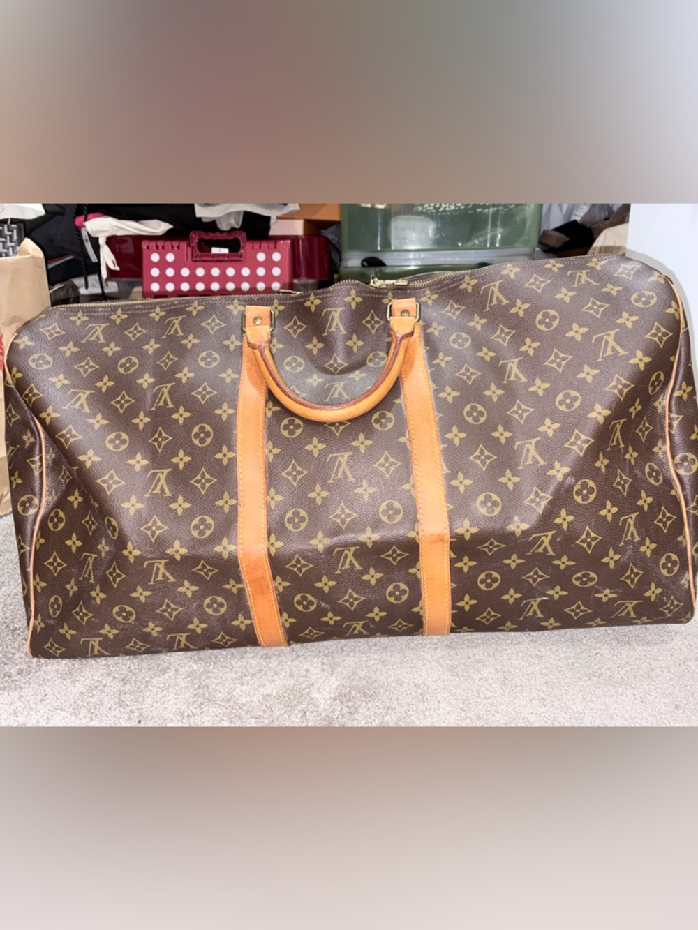*SOLD* Louis Vuitton Vintage Speedy Monogram 60.  Luxury duffle